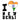 Unisex t-shirt - "I Love New Delhi" with scratchy flag