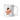 White glossy mug featuring a graceful ballerina design