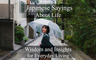 An inspiring collection of Japanese calligraphy illustrating proverbs about resilience, mindfulness, and the beauty of life's journey, reflecting cultural wisdom and life insights.