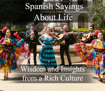 Spanish musicians, a passionate singer, and lively dancers in traditional attire, capturing the essence of Spain's vibrant culture and wisdom.