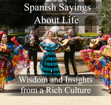 Spanish musicians, a passionate singer, and lively dancers in traditional attire, capturing the essence of Spain's vibrant culture and wisdom.