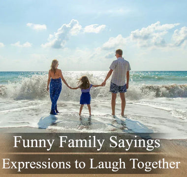 Picture of a family of three on beach.
