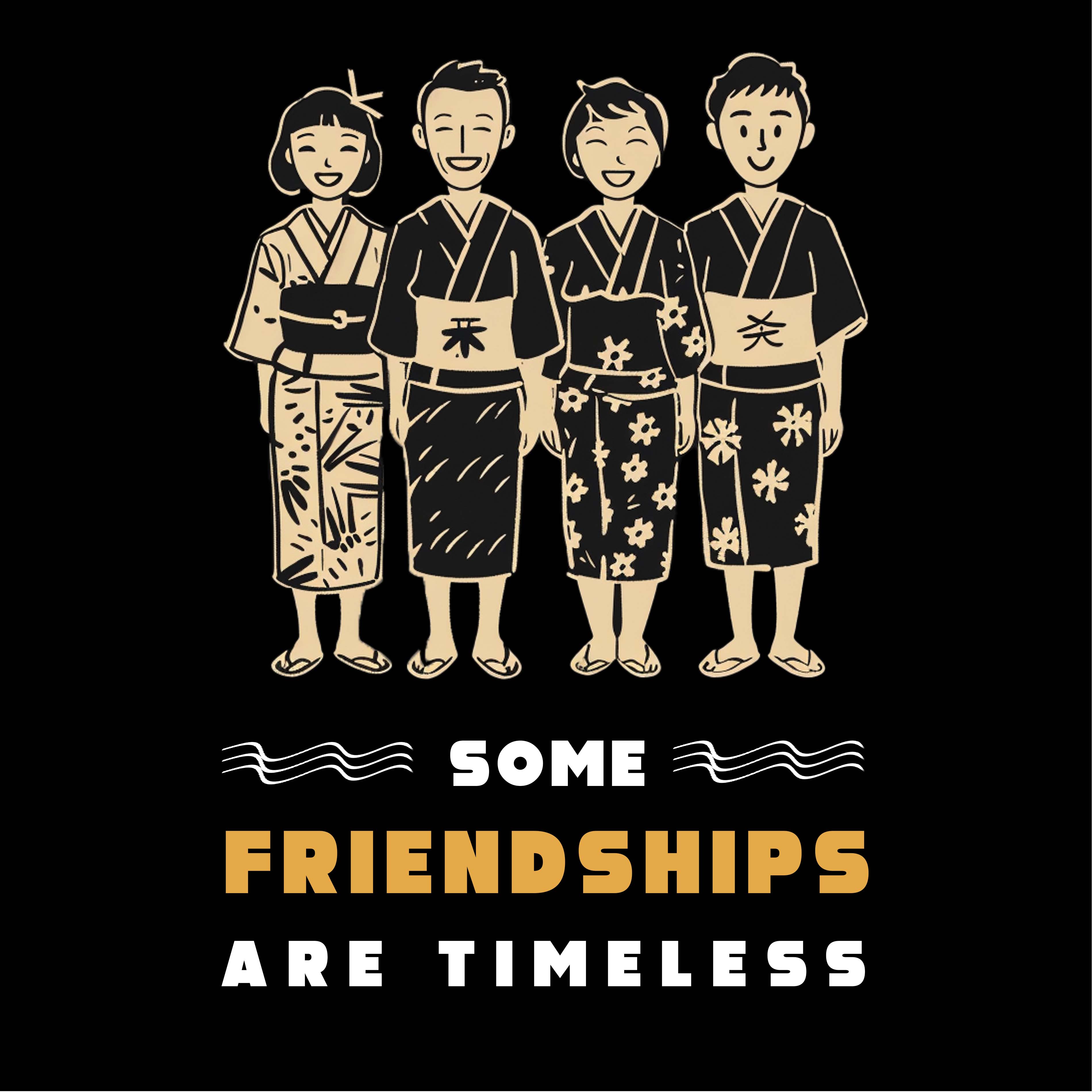 Women's Racerback Tank - Moai, Some friendships Are Timeless