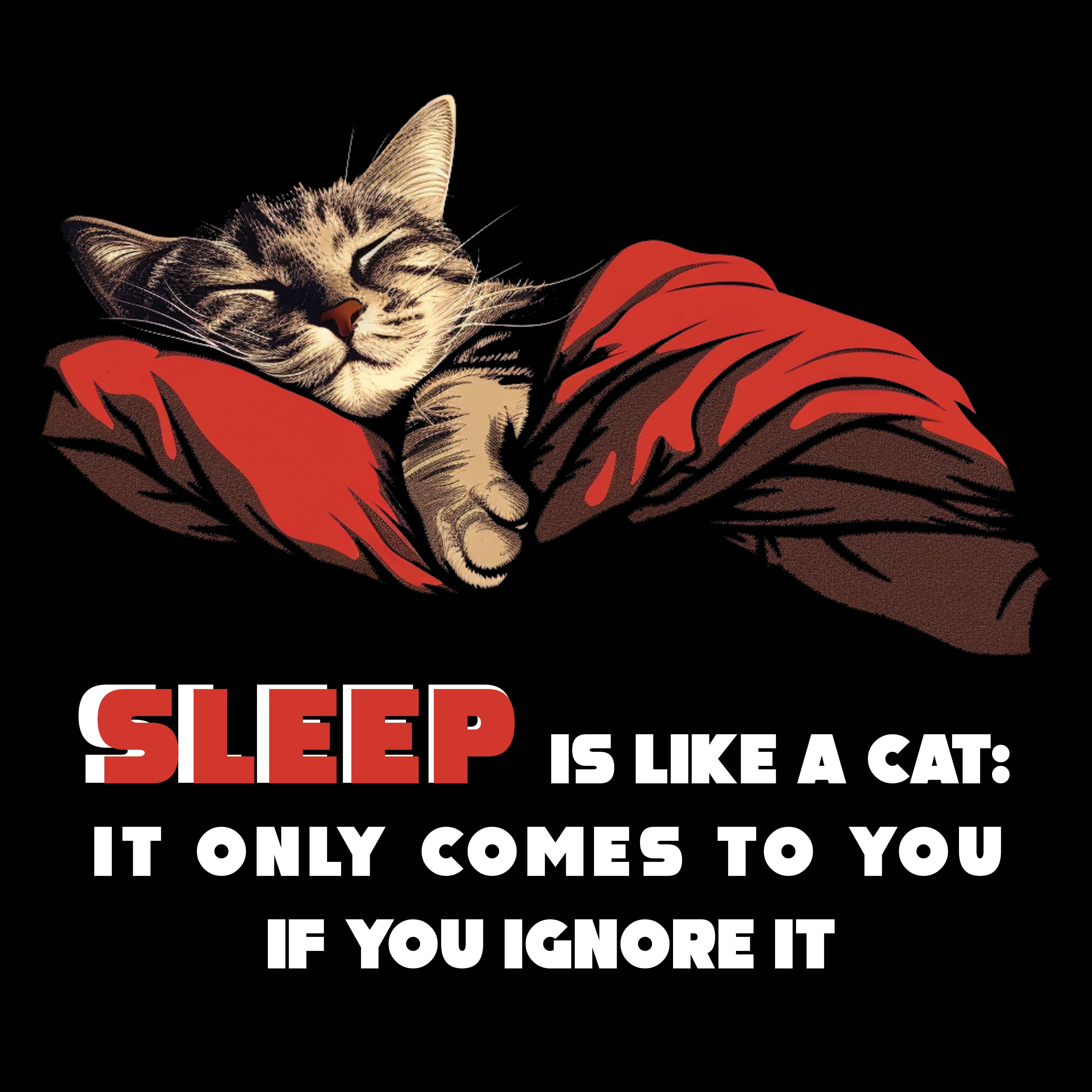Unisex Sweatshirt - Sleeping Quote