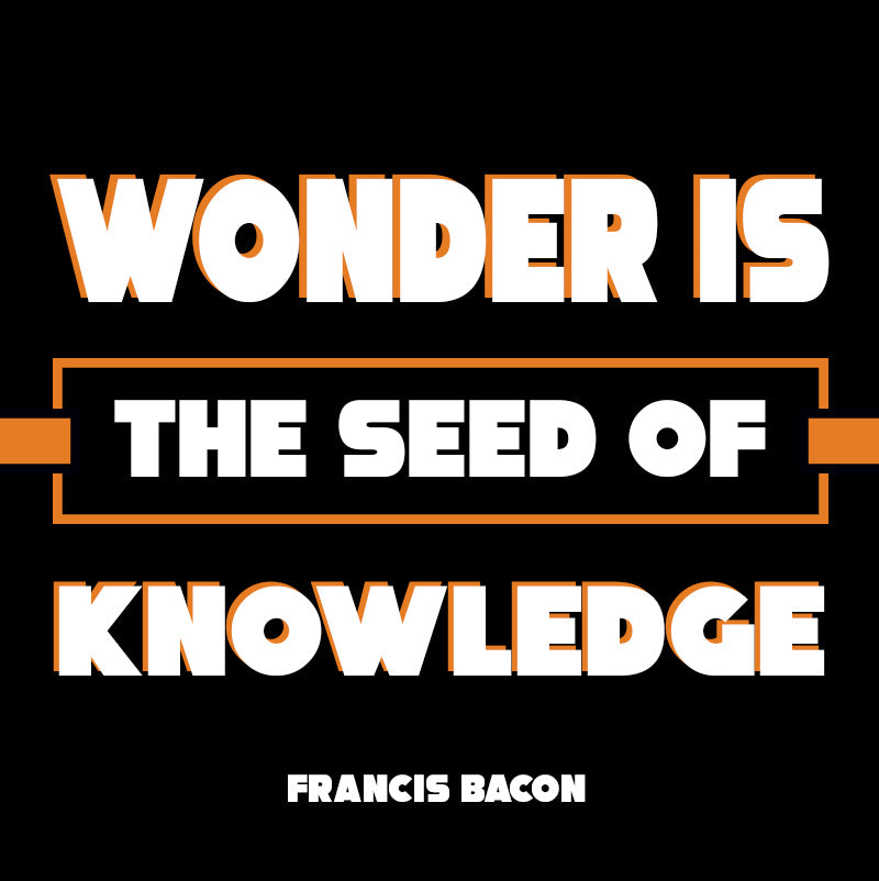 Women's Racerback Tank - Francis Bacon quotes, "Wonder is the seed of knowledge"