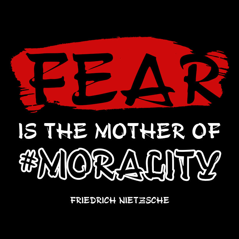 Women's Racerback Tank - Friedrich Nietzsche Quotes, "Fear is the mother of morality."