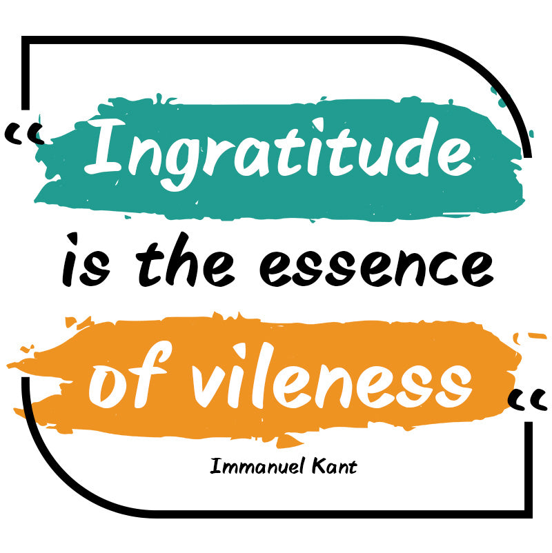 Women's Racerback Tank - Immanuel Kant Quotes, "Ingratitude is the essence of vileness."