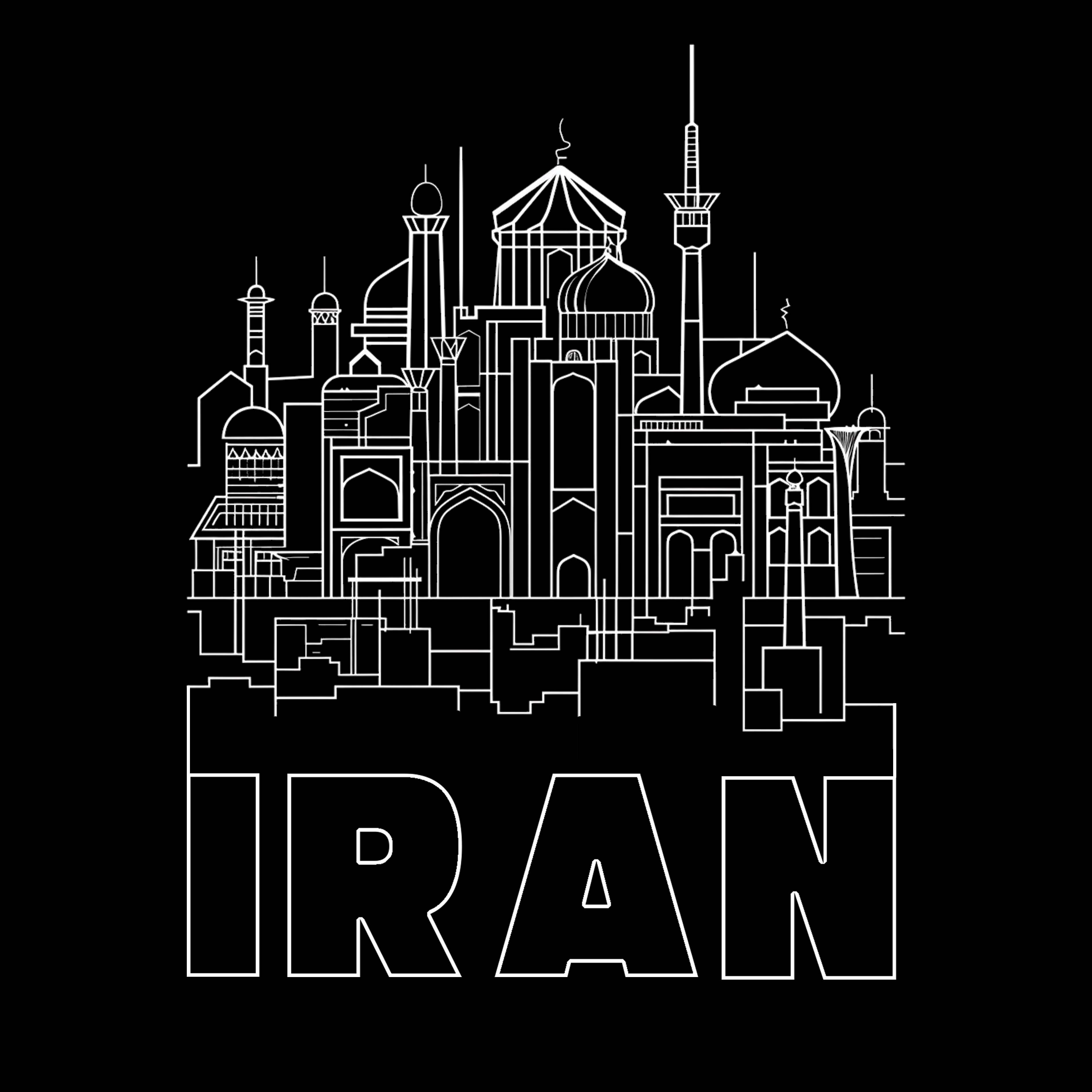 Unisex Hoodie - Iran's Architecture