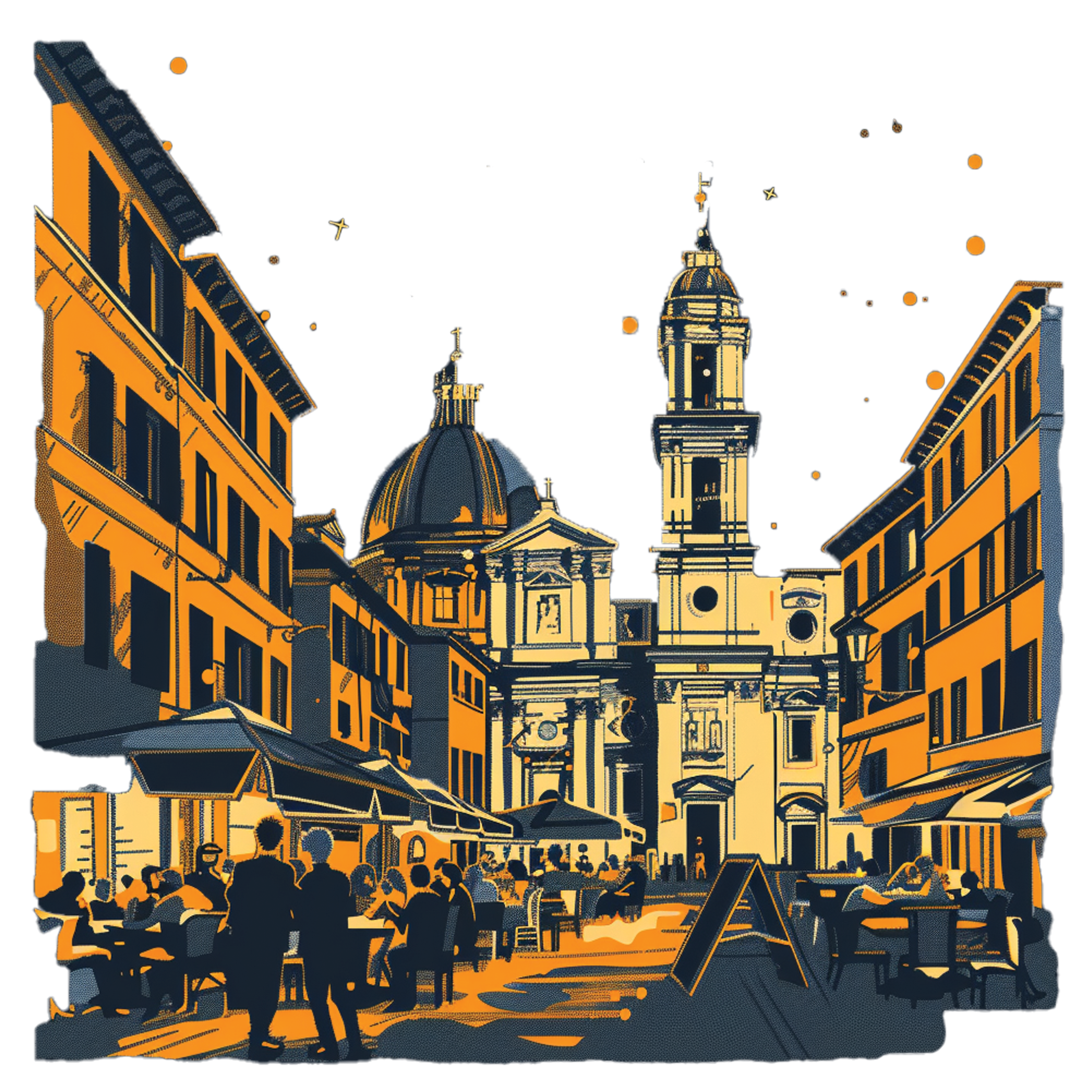 Unisex t-shirt - Italian Architecture