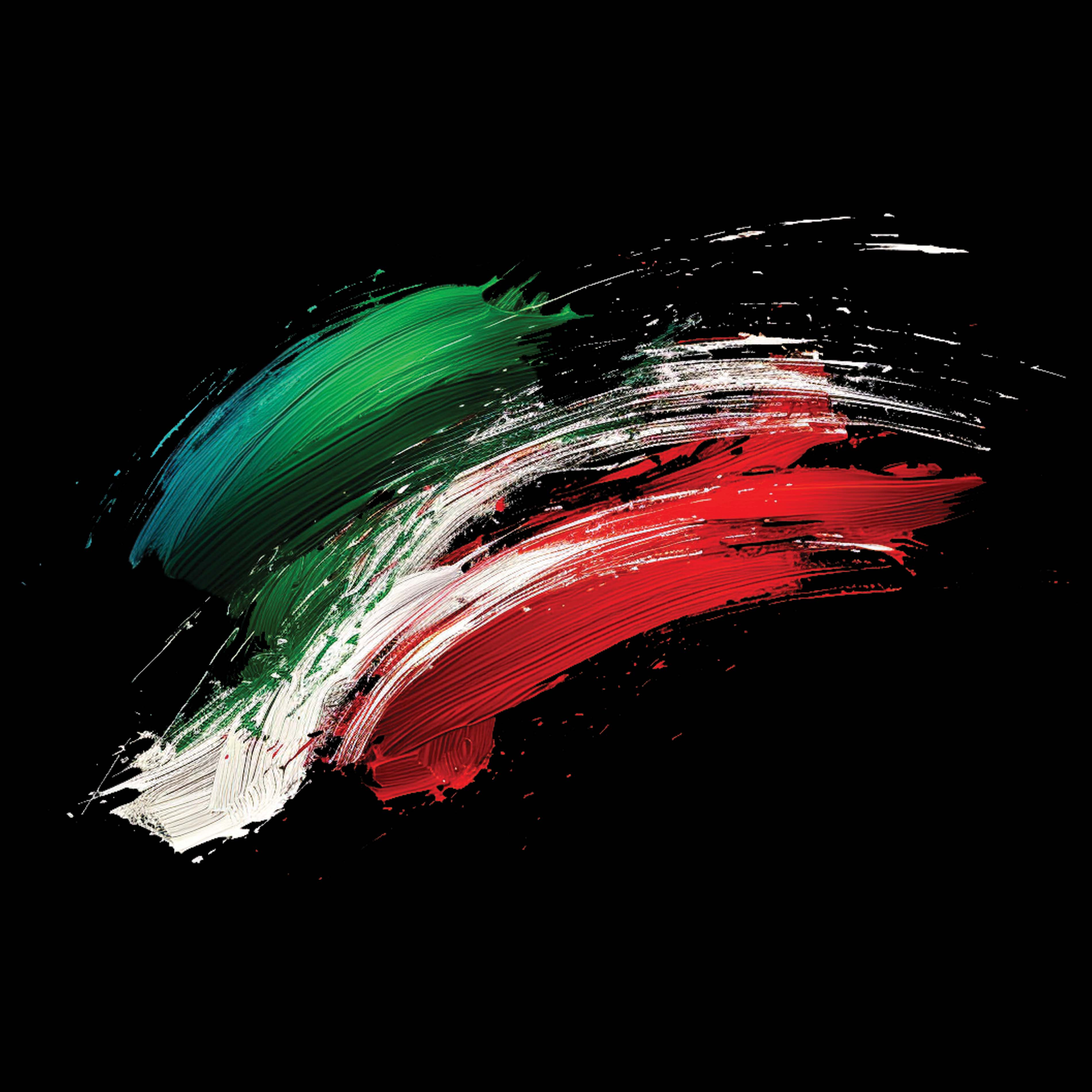 Unisex t-shirt - Italian Flag Splash colors