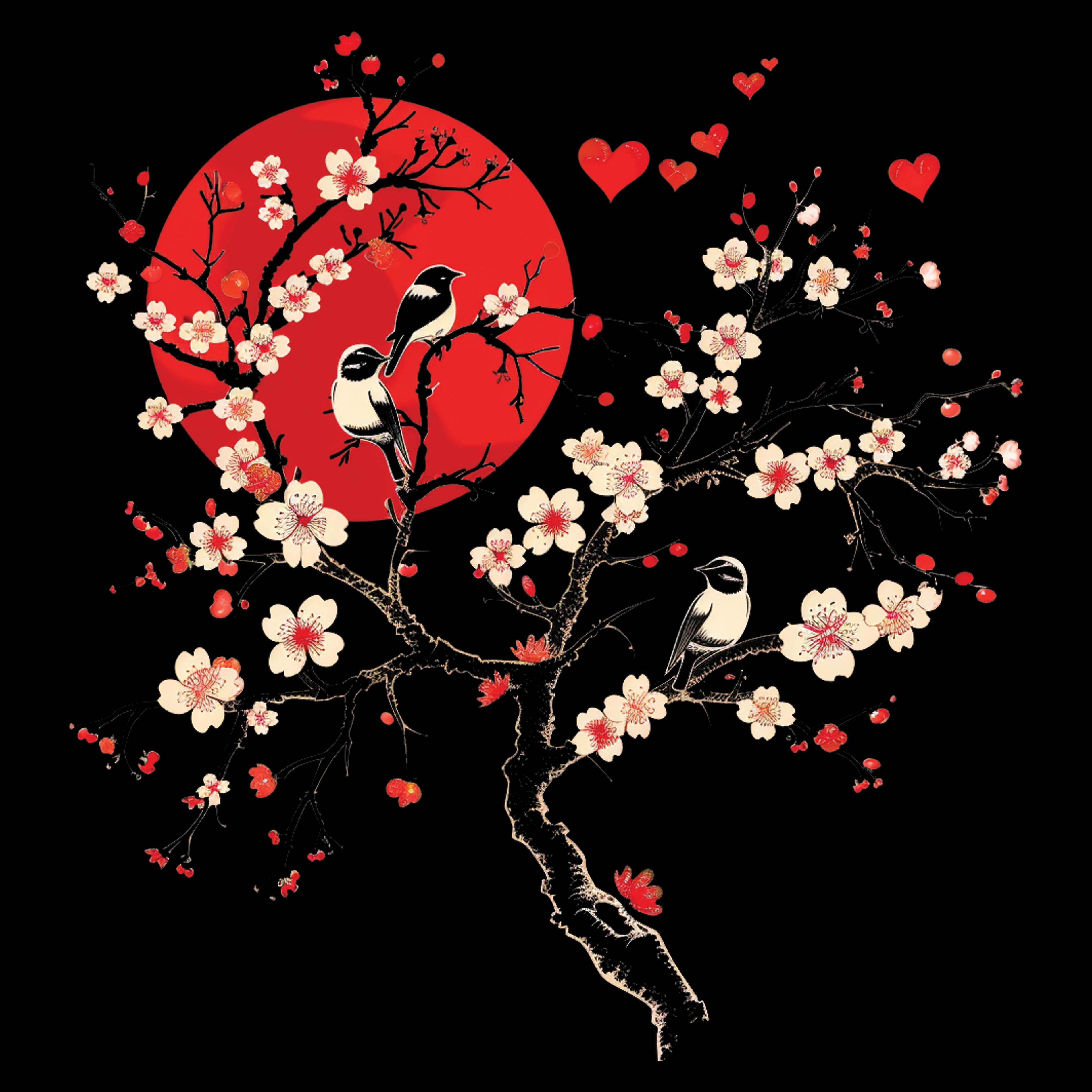 Women's Racerback Tank - Cherry Blossom