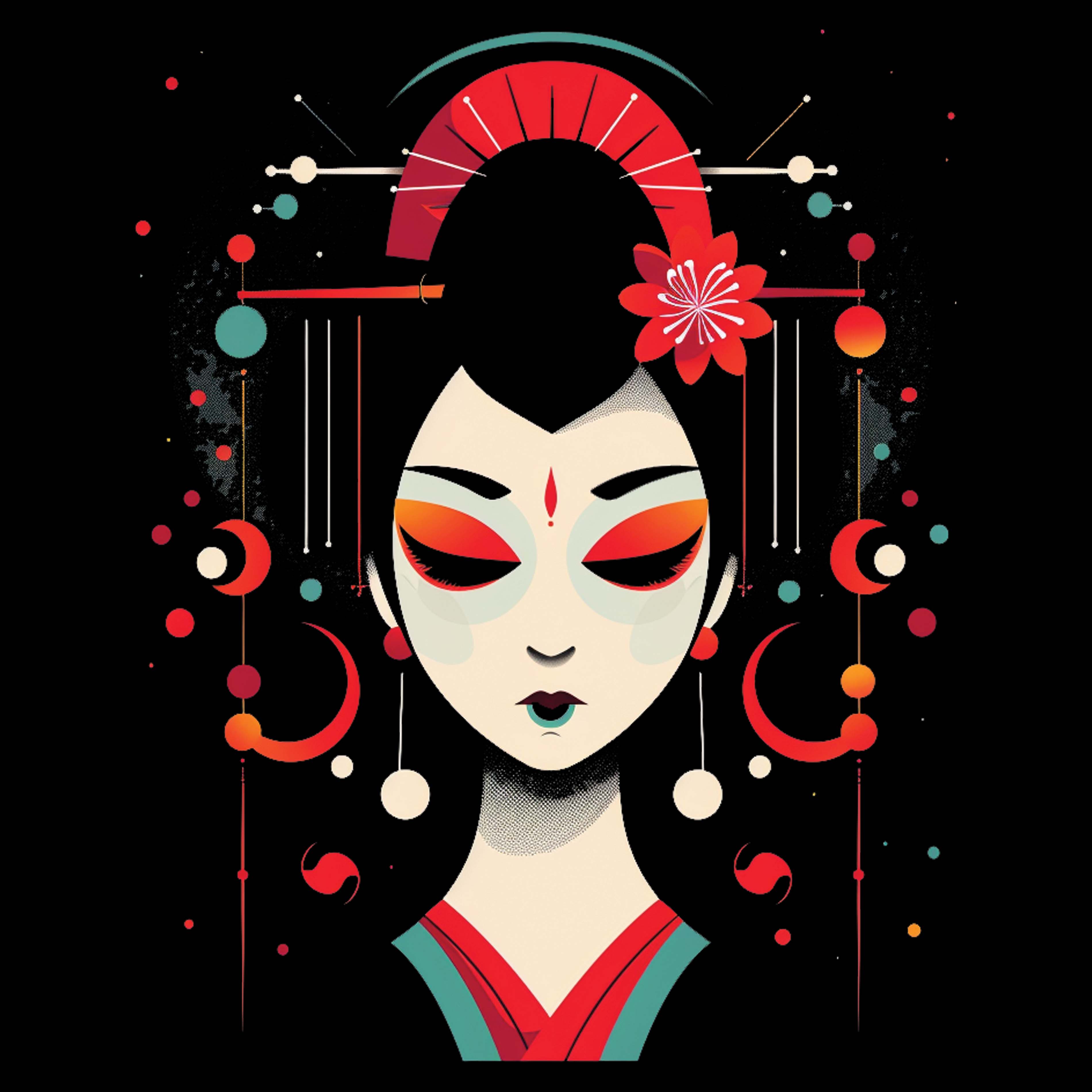 Unisex t-shirt - Geisha