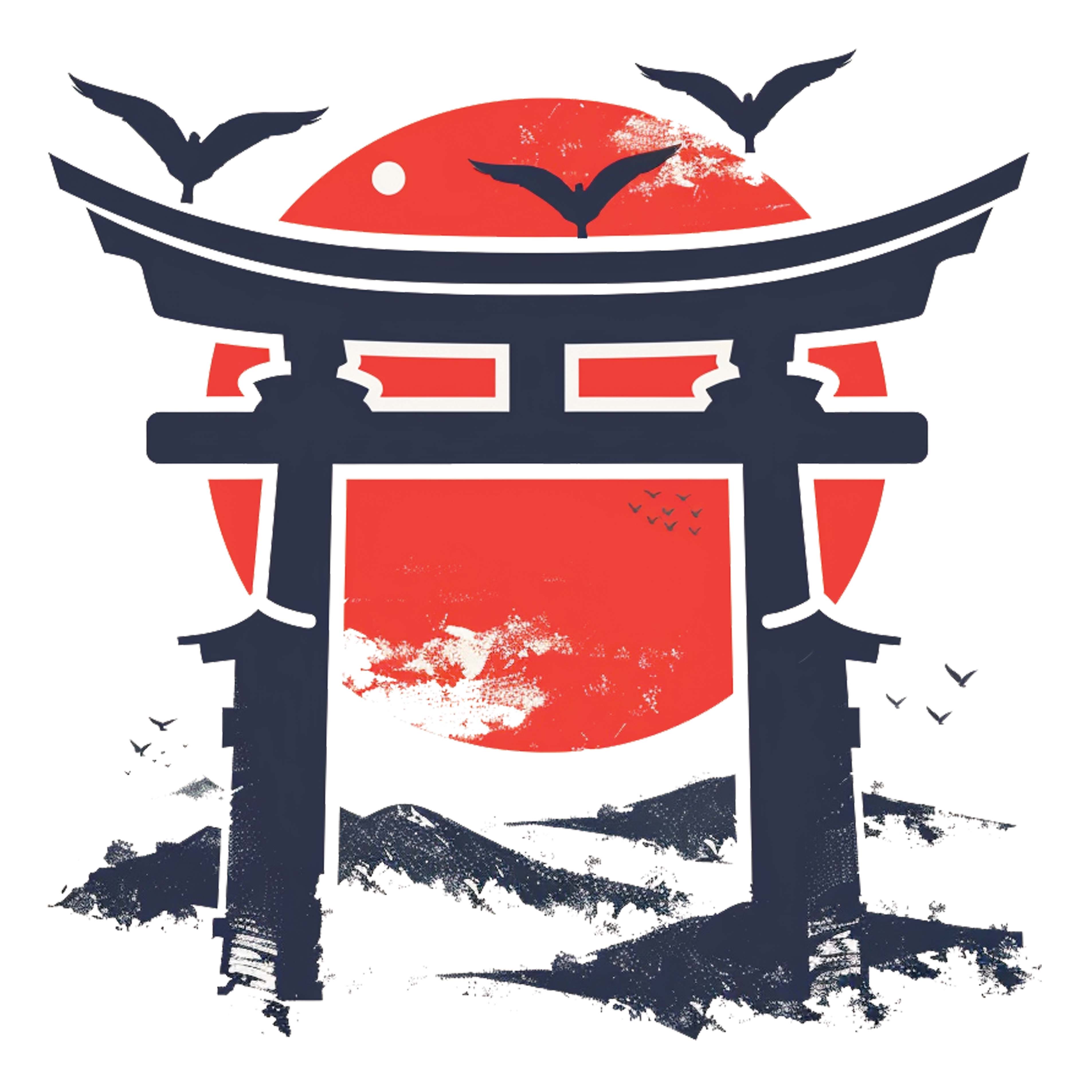 Women's Racerback Tank - Itsukushima Shrine