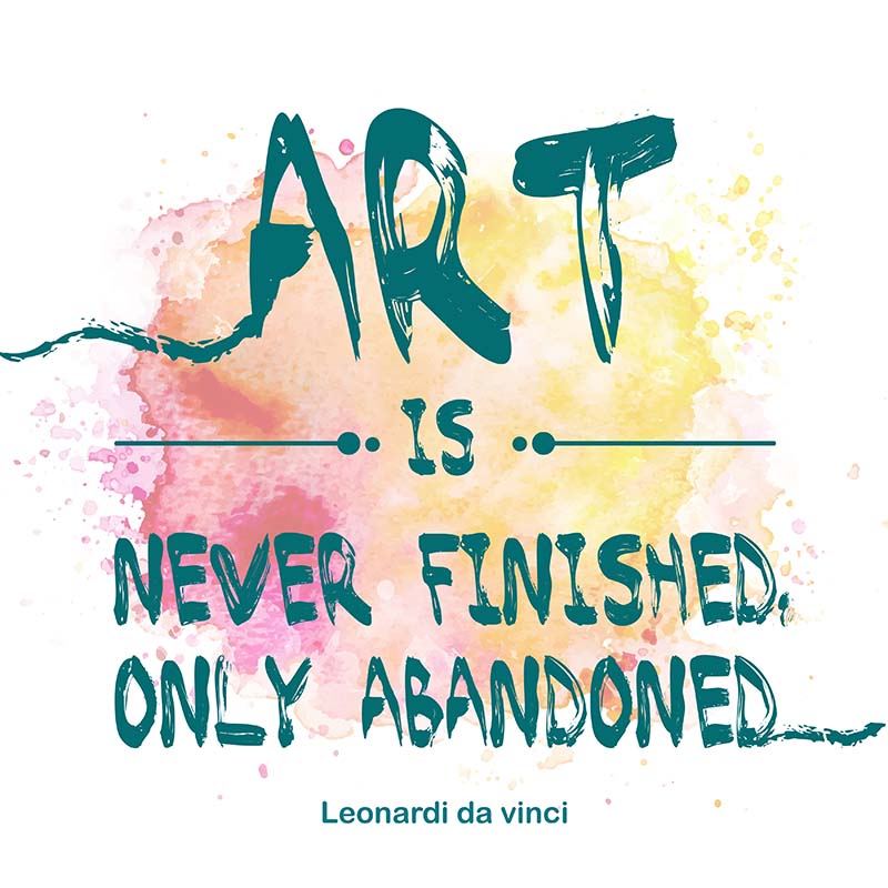 Unisex t-shirt - Leonardo da vinci's Quotes