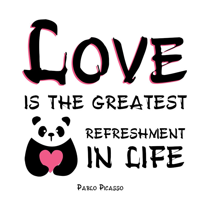 Women's Racerback Tank - Pablo Picasso quotes, "Love is the greatest refreshment in life."