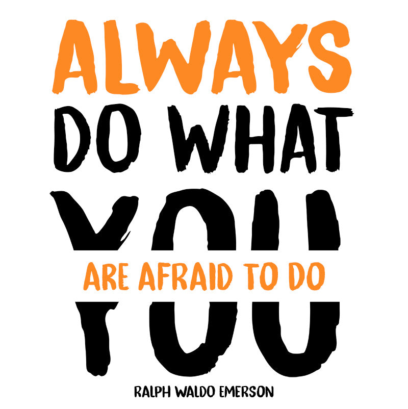 Eco Tote Bag - Ralph Waldo Emerson quotes, "Always do what you are afraid to do."