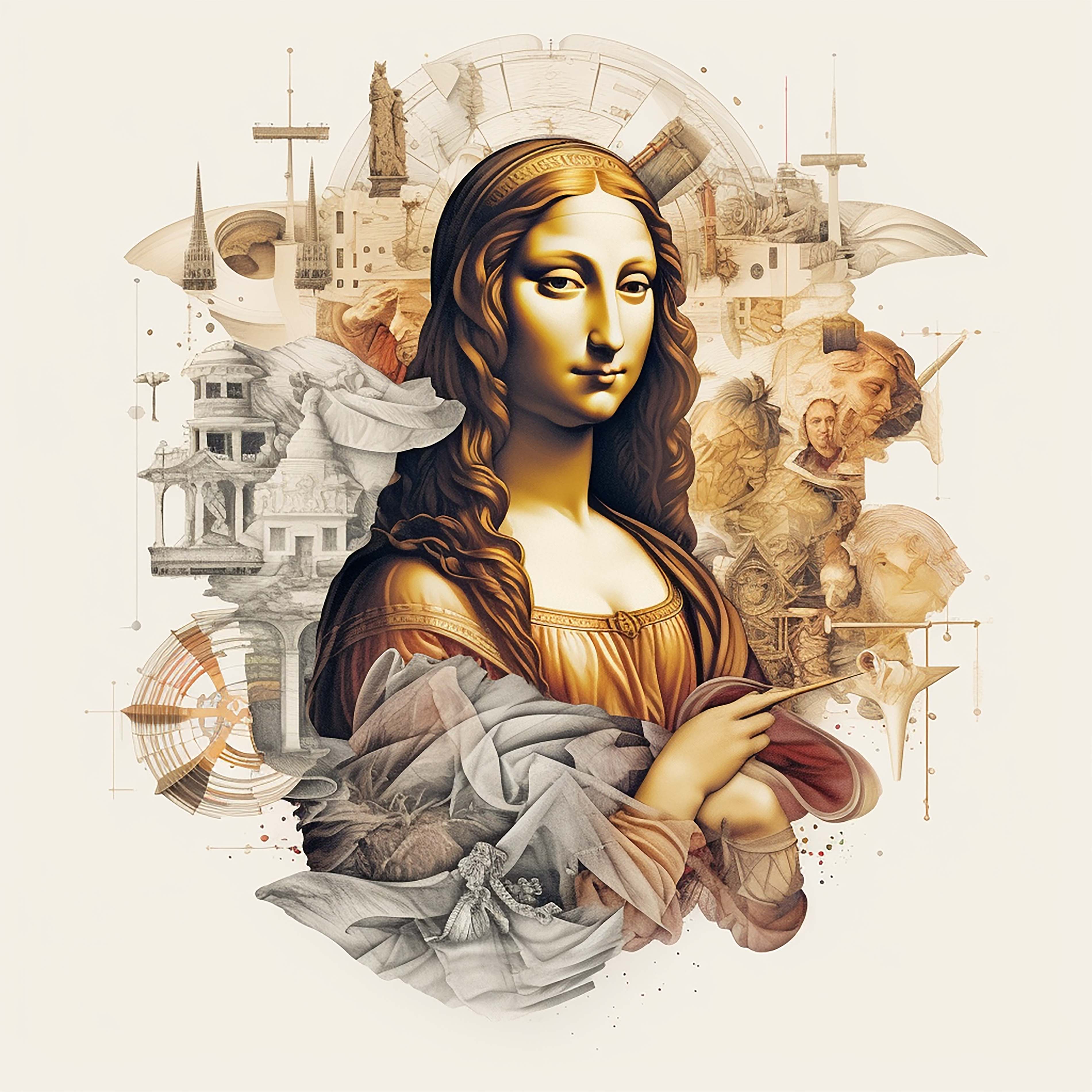 Women's Racerback Tank - Renaissance icons