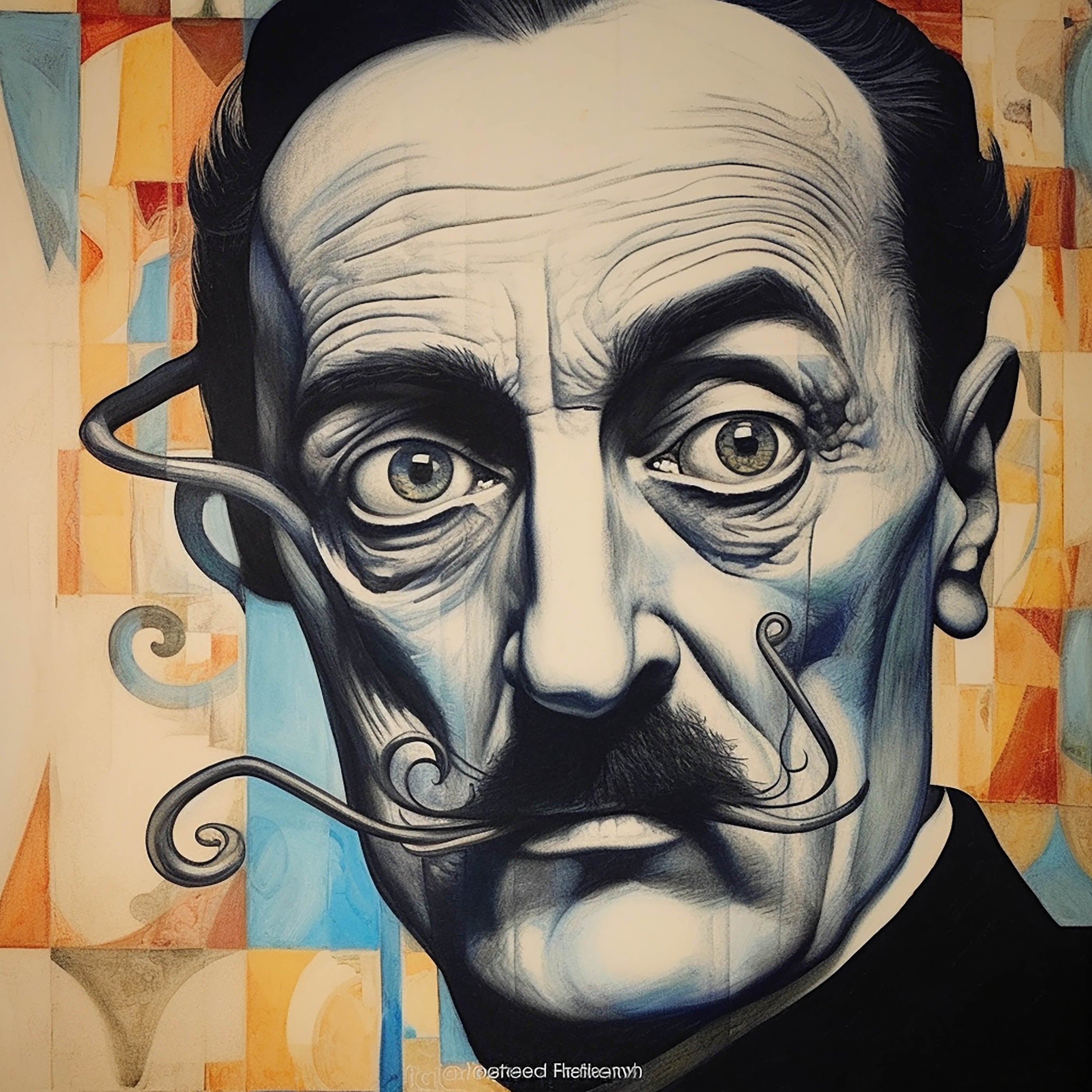 Recycled unisex sports jersey - Salvador Dalí Inspired painting