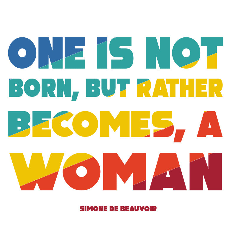 Unisex t-shirt - Simone de Beauvoir quotes