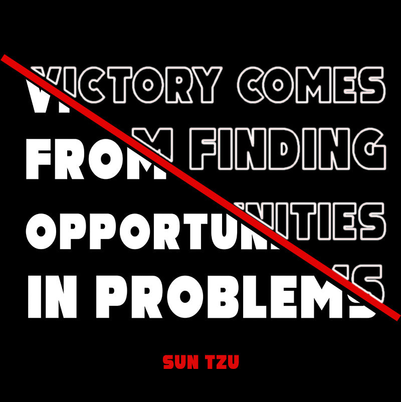 Women's Racerback Tank - Sun Tzu quotes, “Victory comes from finding opportunities in problems”