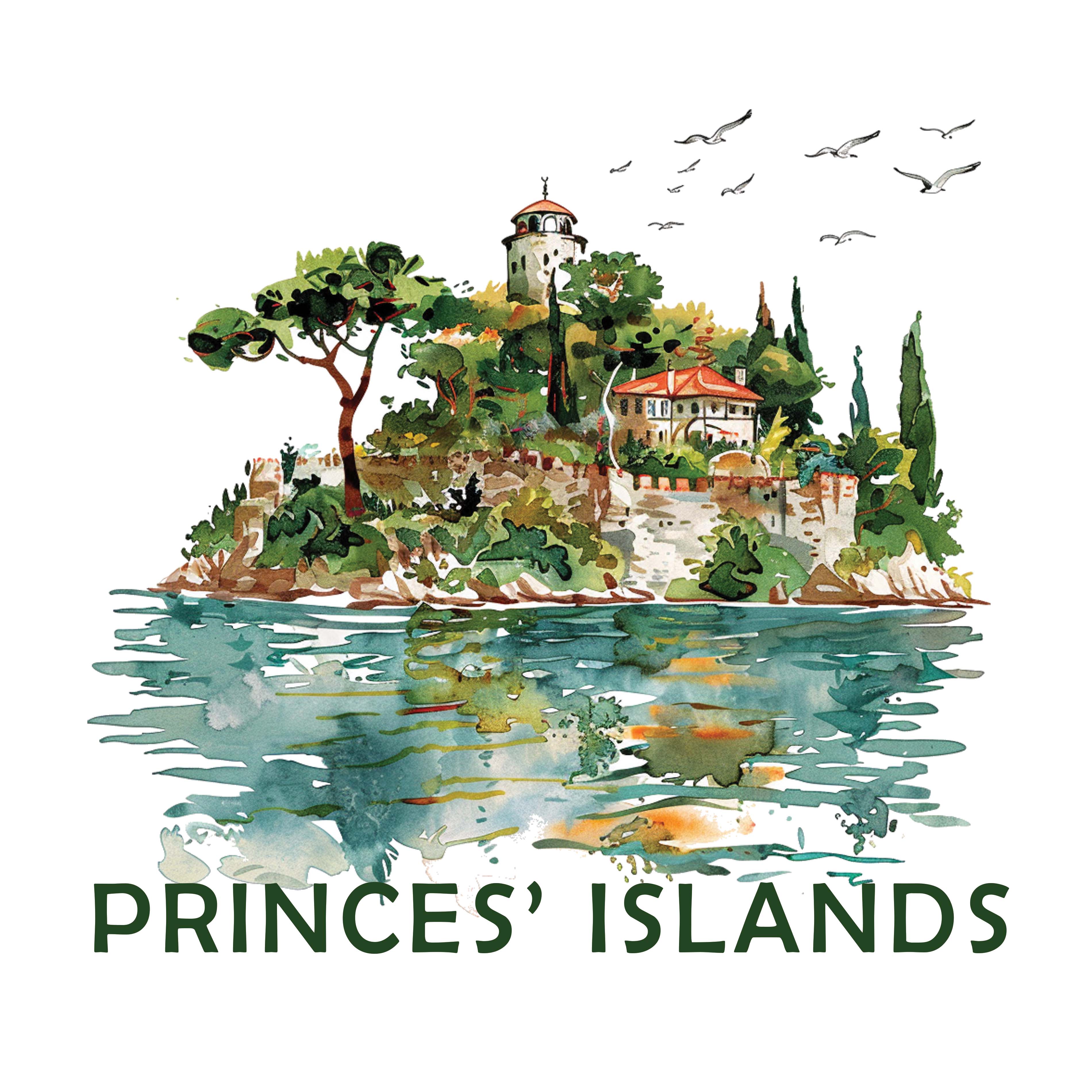 White glossy mug - Princes' Islands