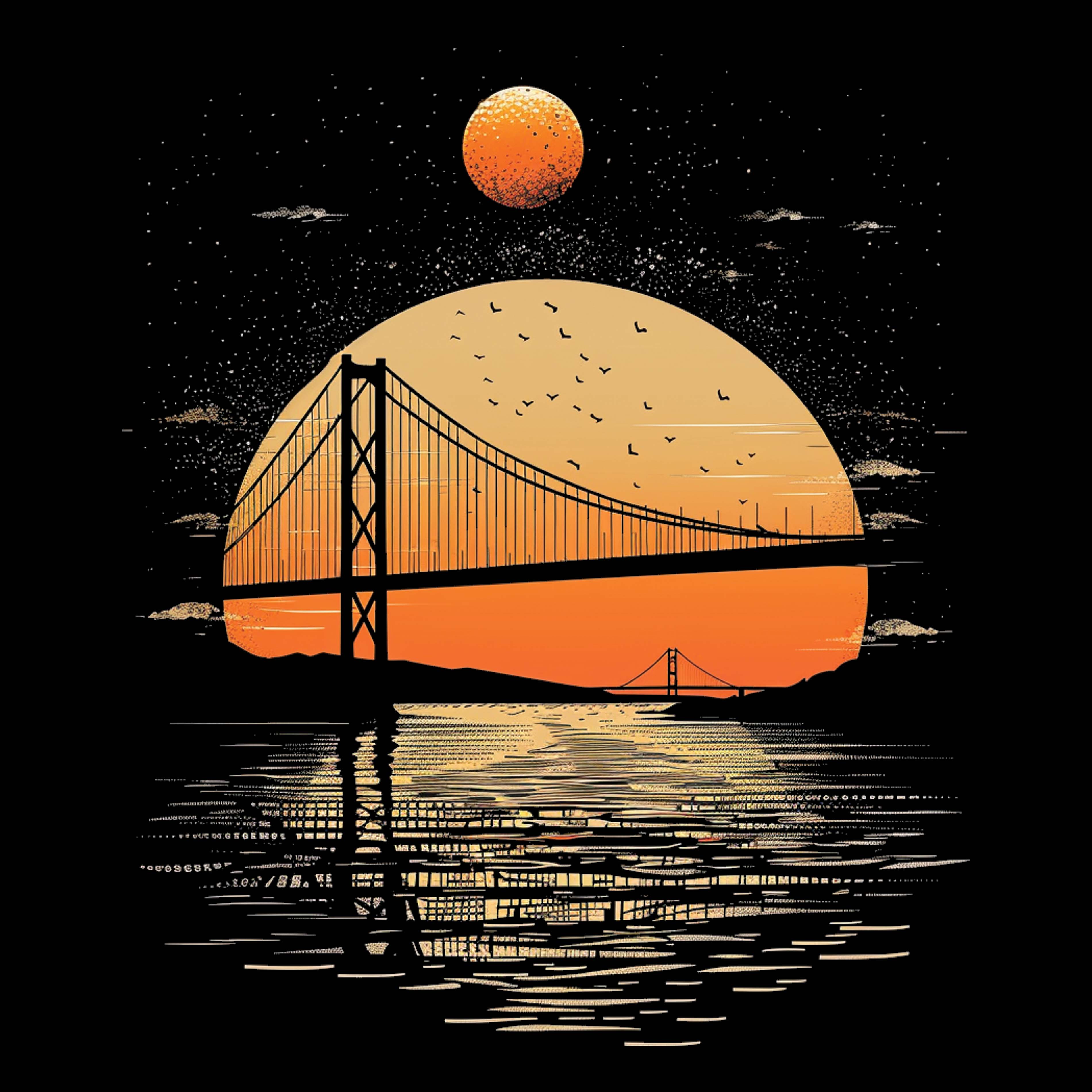 Unisex t-shirt - Bosphorus bridge