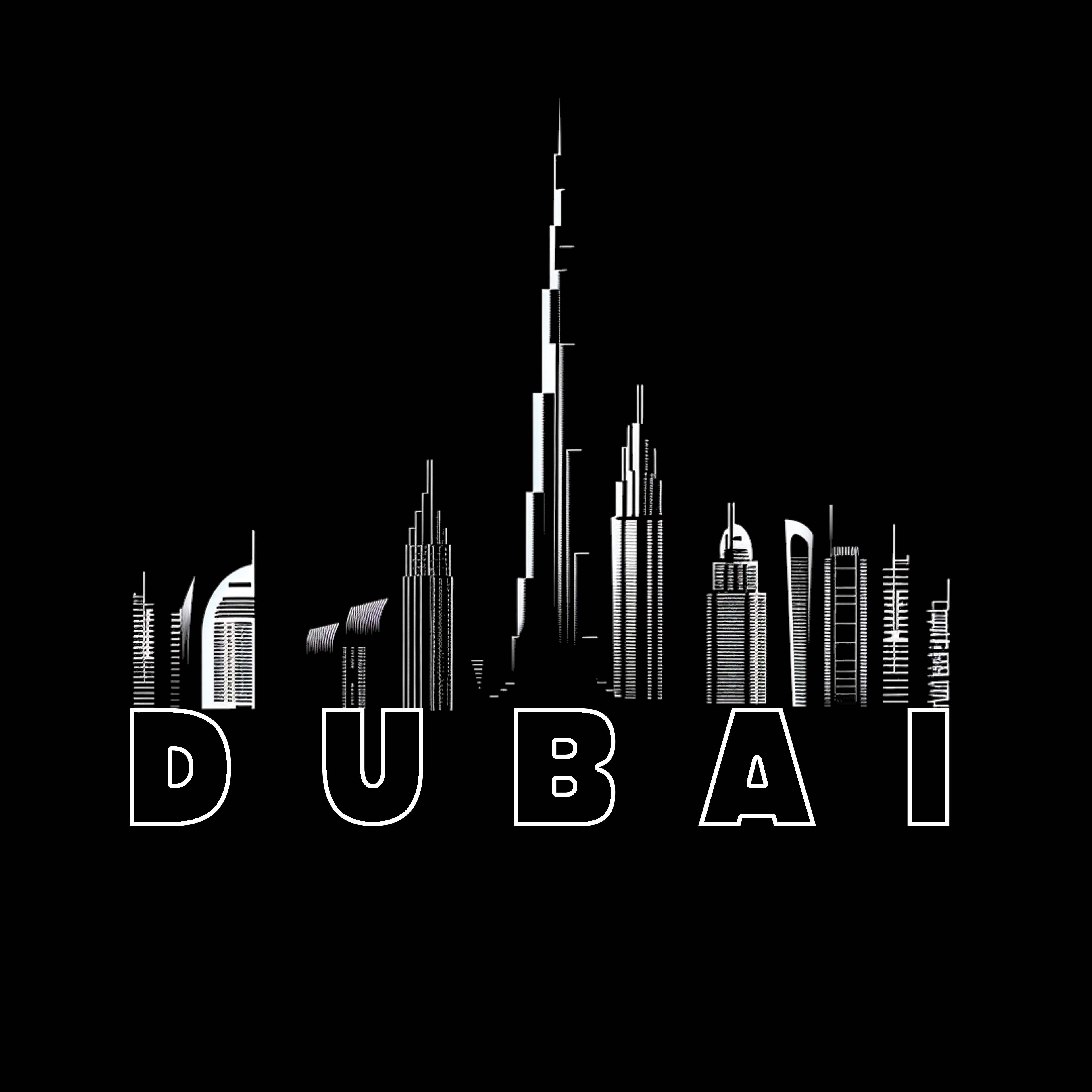 Unisex Sweatshirt - Dubai Buildings