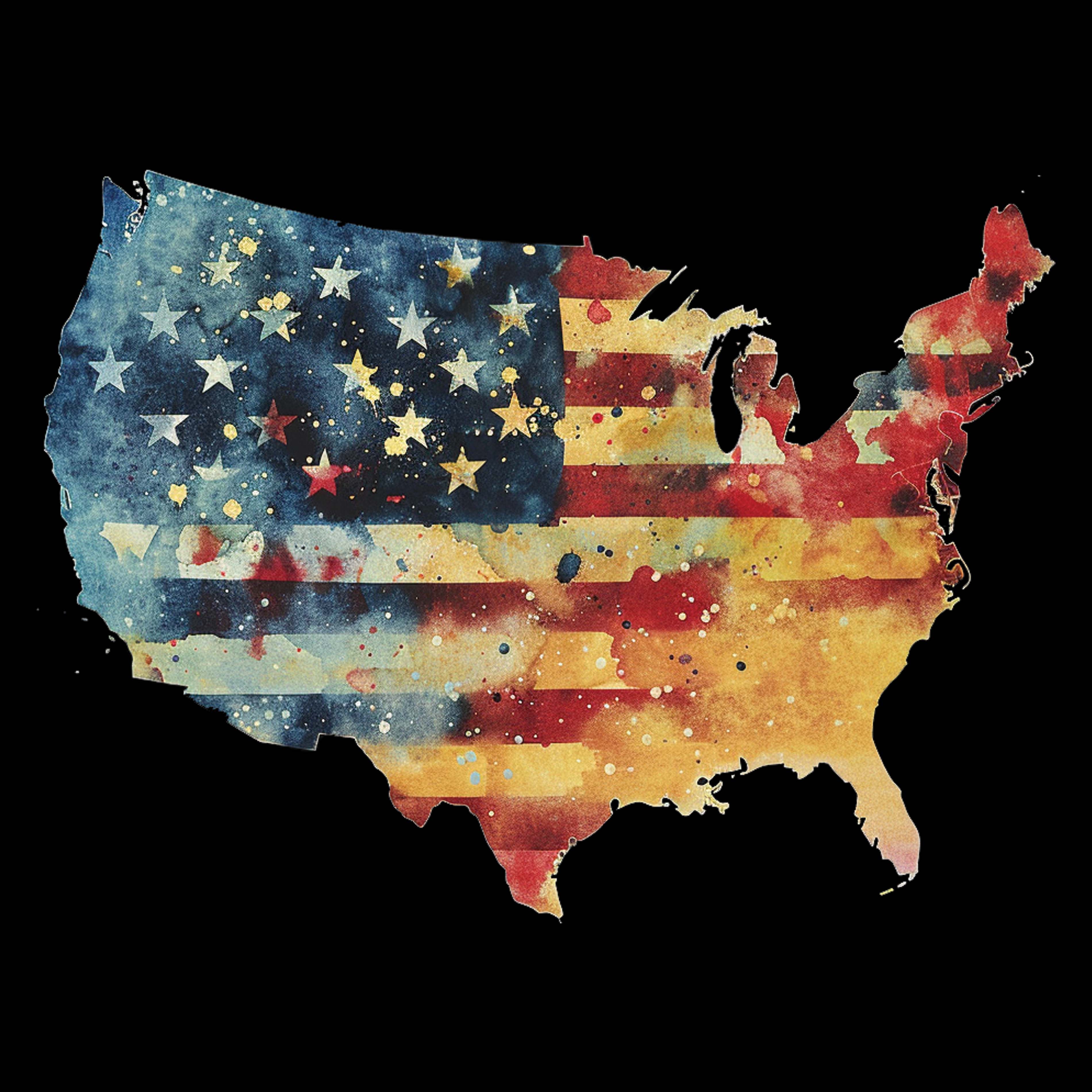 Unisex Sweatshirt - USA Map