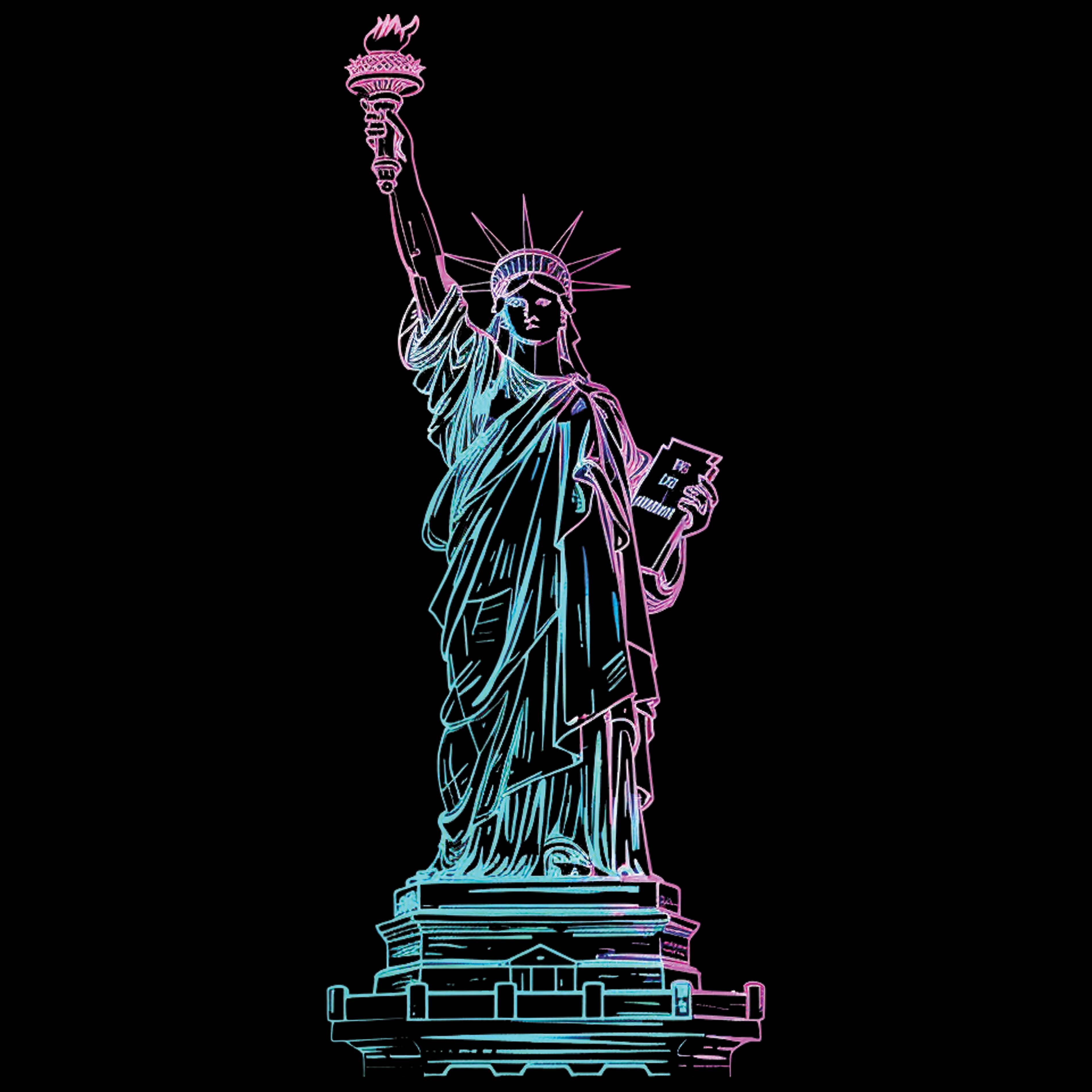 Unisex t-shirt -  The Statue of Liberty