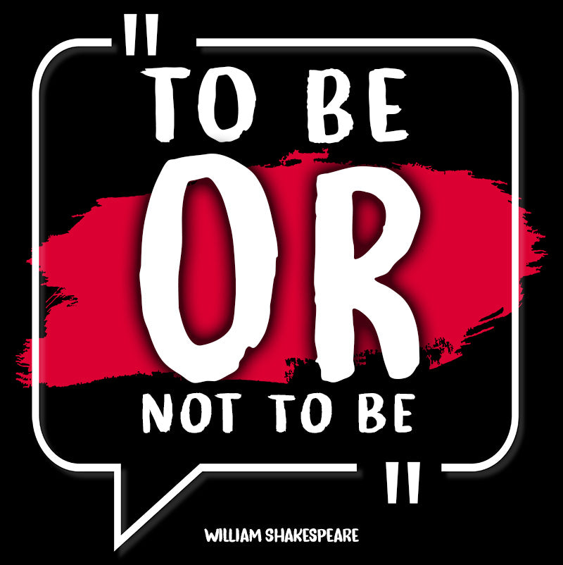 Women's Racerback Tank - William Shakespeare quotes, "To be or not to be"