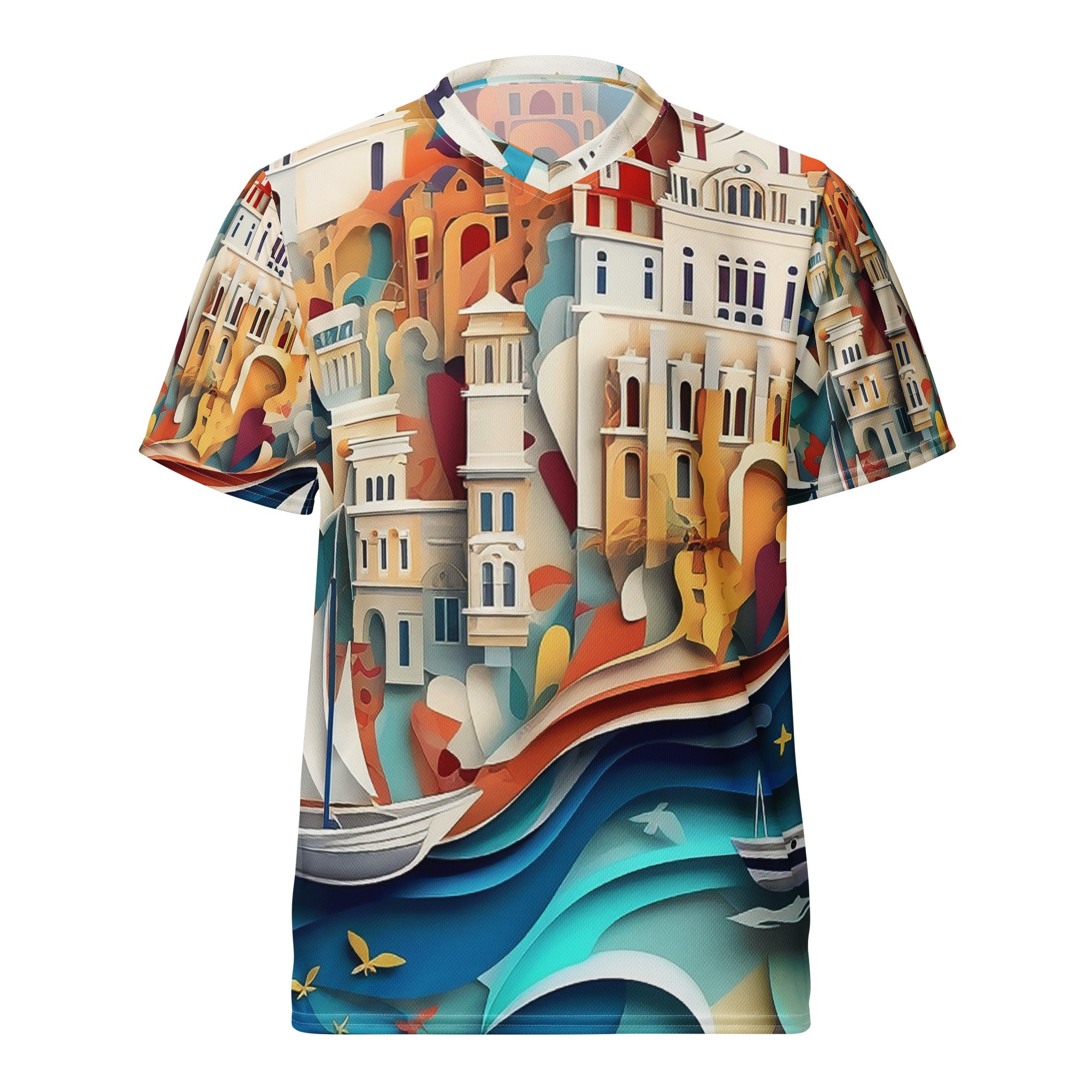 Recycled unisex sports jersey - Venice