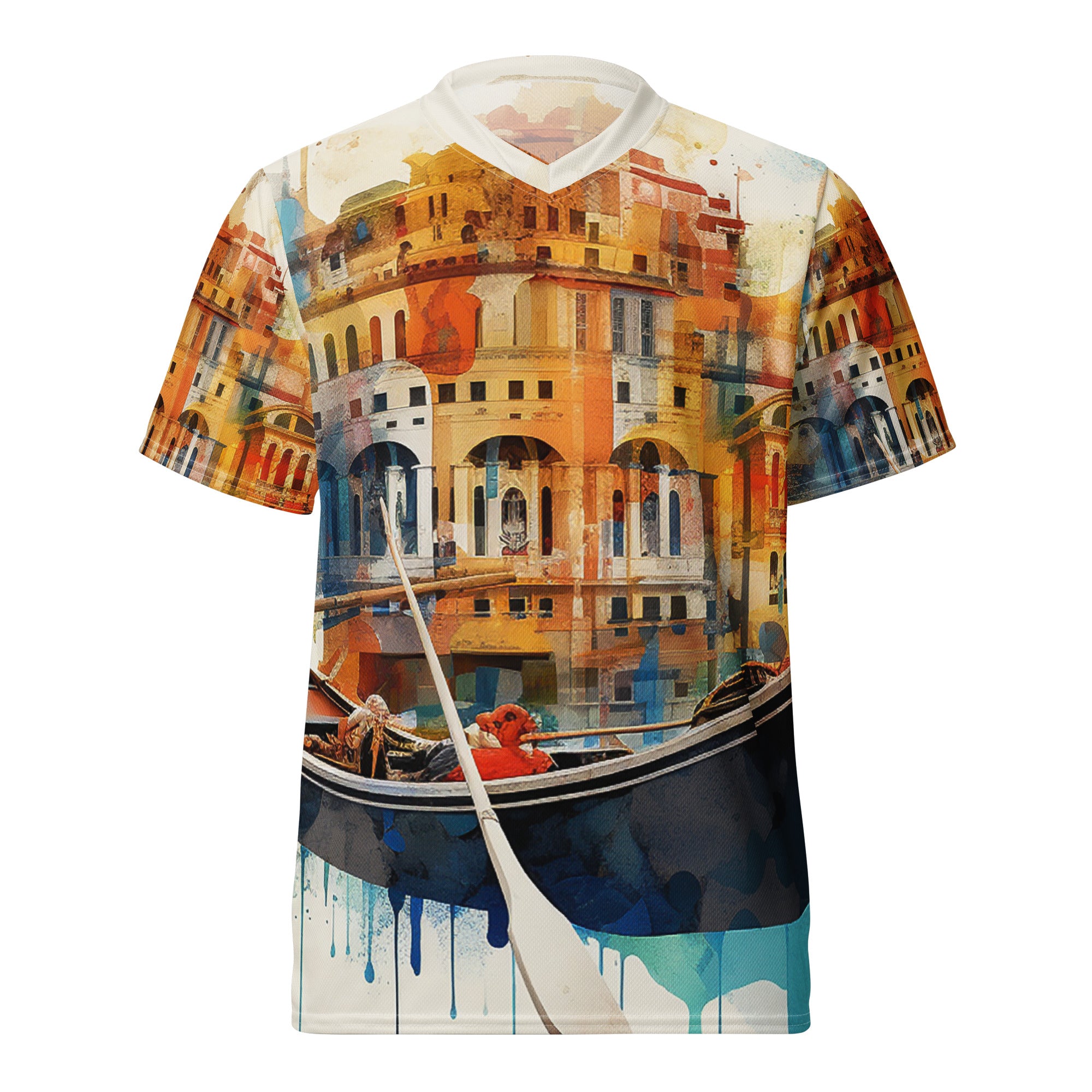 Recycled unisex sports jersey - Venice Gondola Rides