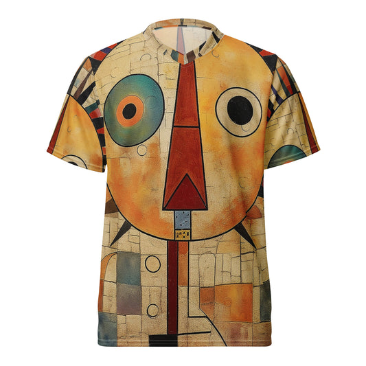 Recycled unisex sports jersey - Paul Klee Inspired painting
