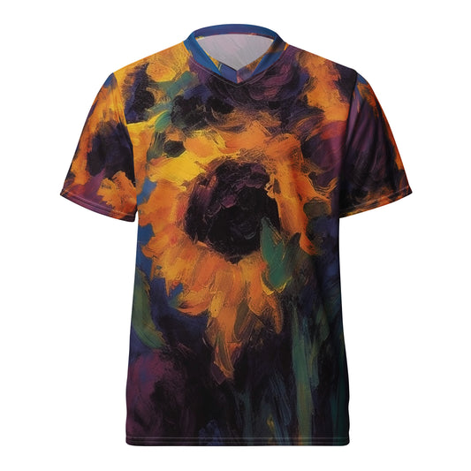 Recycled unisex sports jersey - Emil Nolde Inspired painting