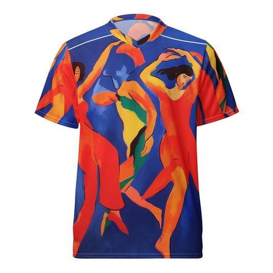 Recycled unisex sports jersey - Henri Matisse Inspired painting