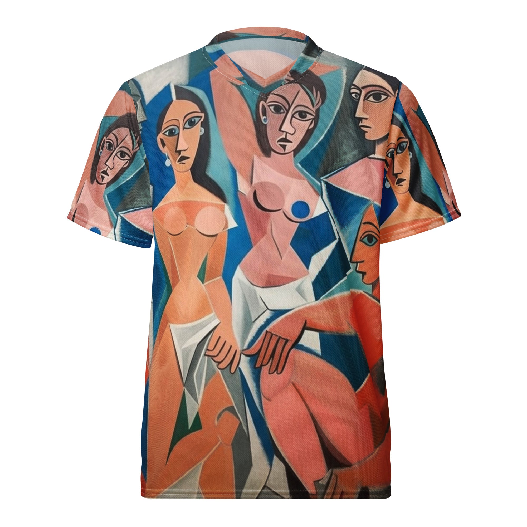 Recycled unisex sports jersey - Pablo Picasso  Inspired painting