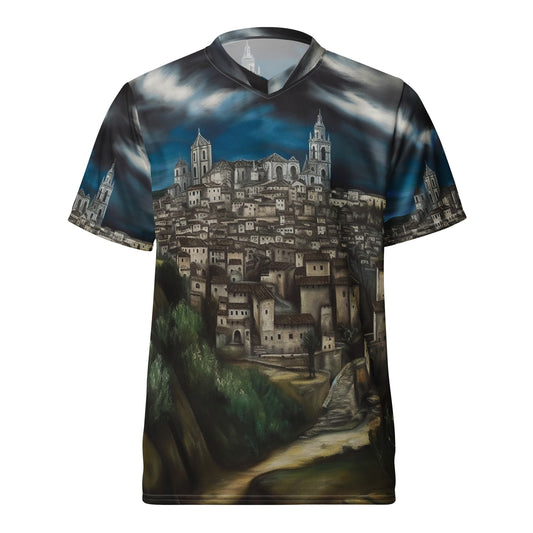 Recycled unisex sports jersey - El Greco Inspired painting