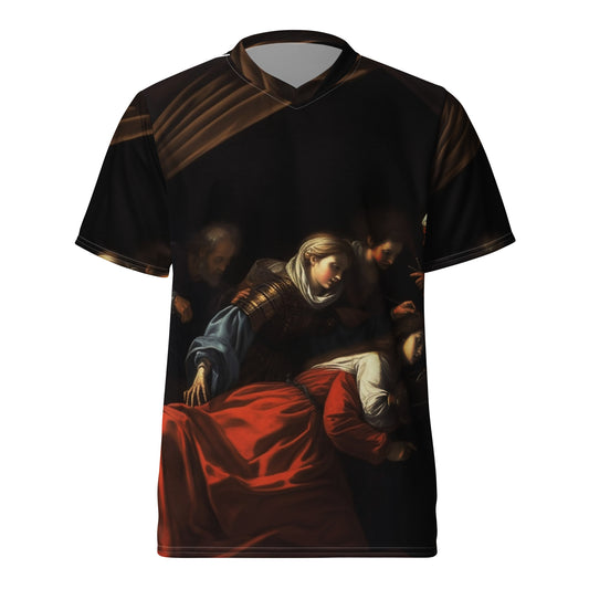 Recycled unisex sports jersey - Caravaggio Inspired painting