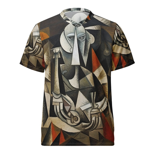 Recycled unisex sports jersey - Pablo Picasso Inspired painting