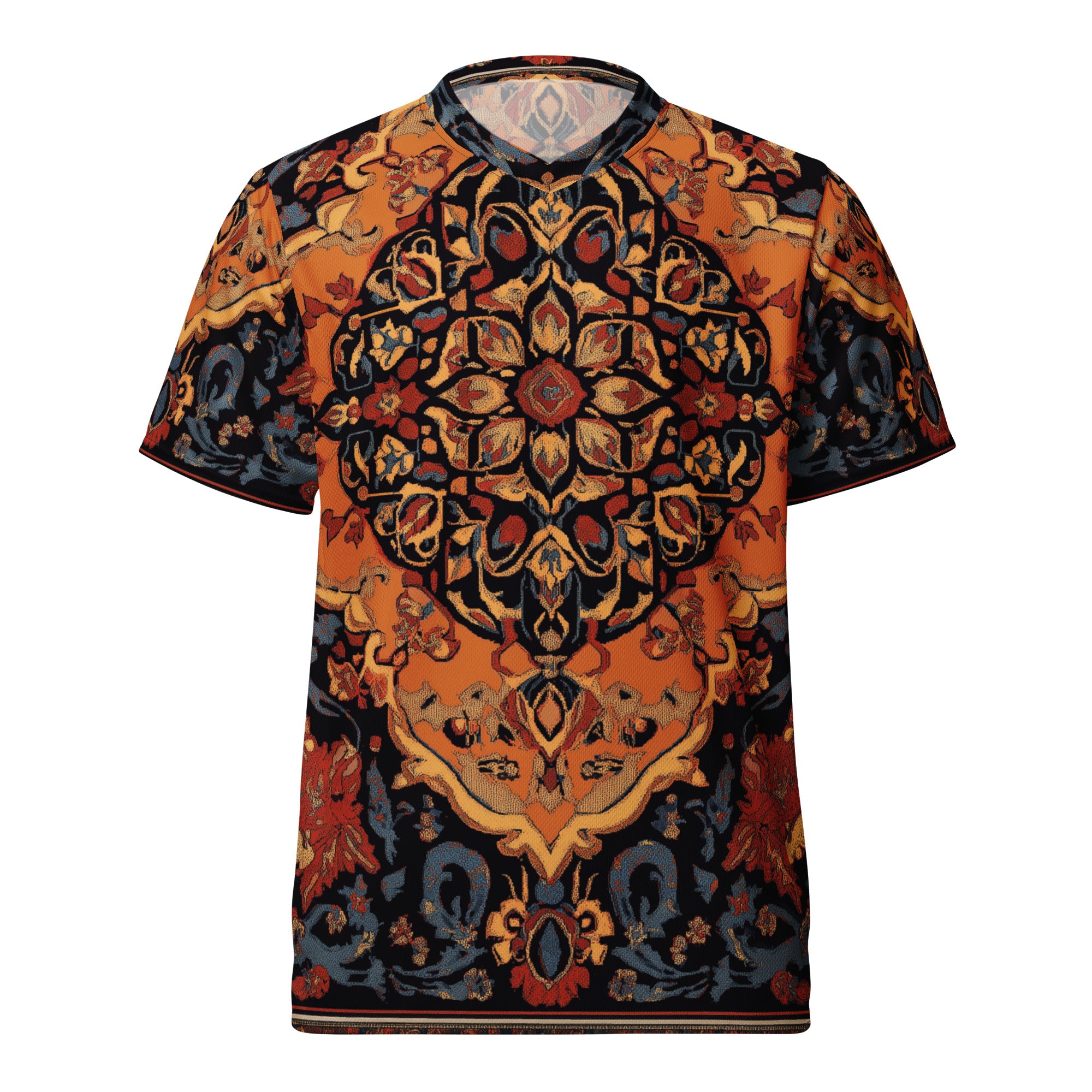 Recycled unisex sports jersey -  Persian motives, carpet pattern