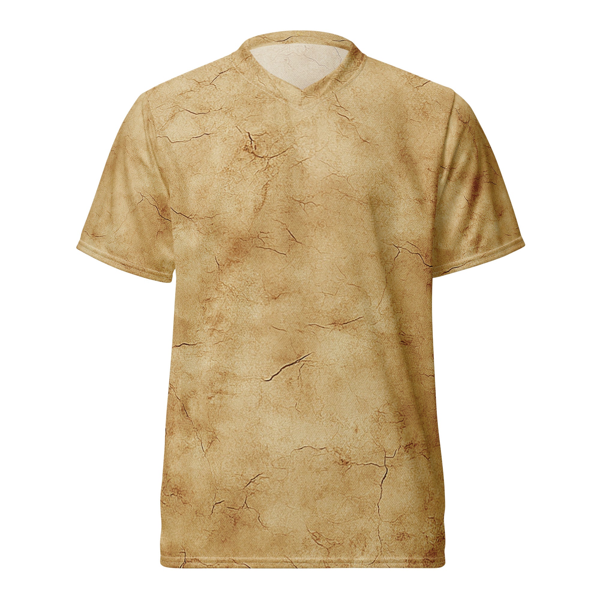 Recycled unisex sports jersey -  Persian motives, Parchment