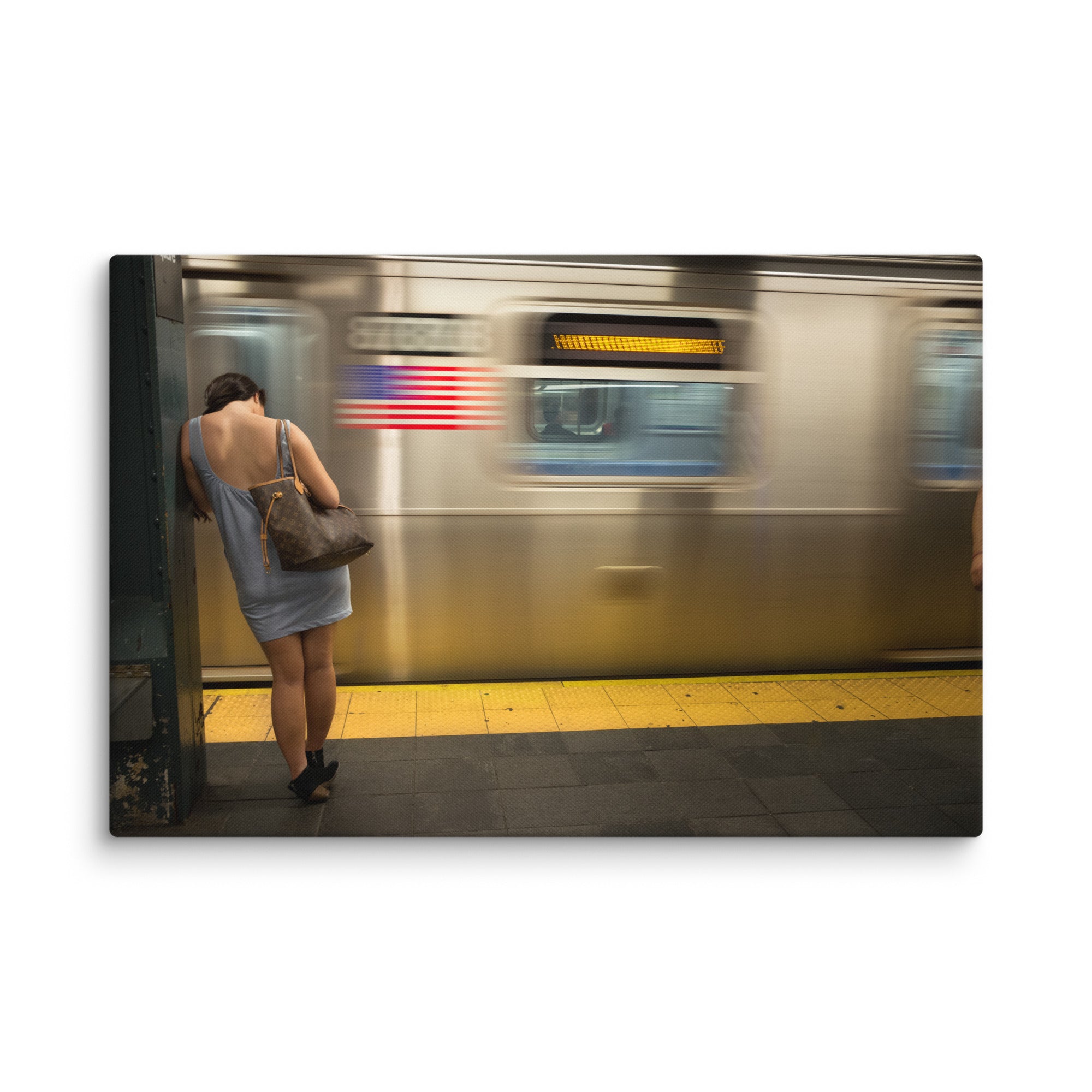 Canvas print of Station Scene photography by Bardia Azizi