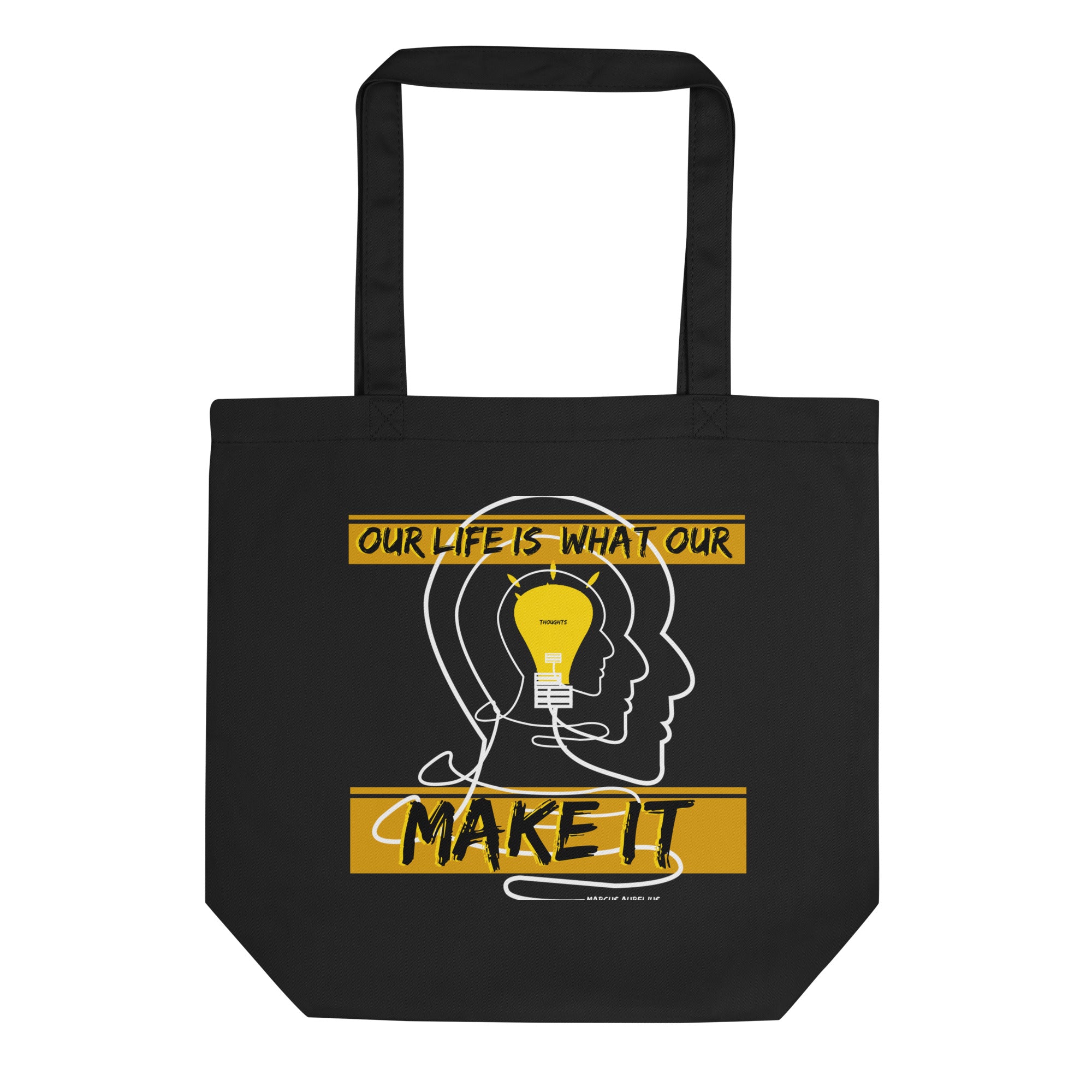 Eco Tote Bag - Marcus Aurelius quotes