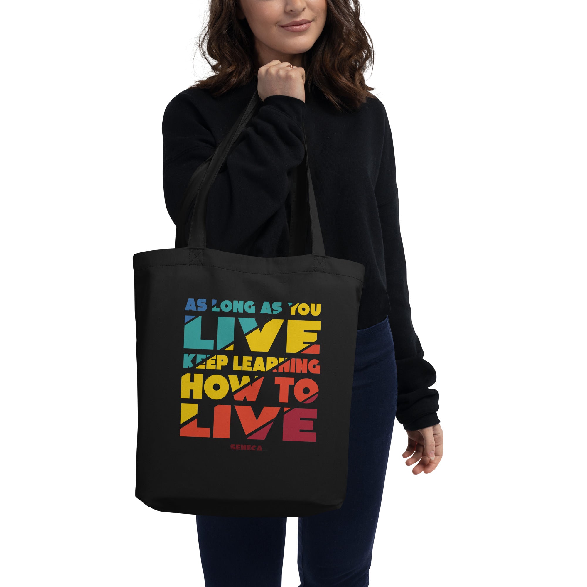 Eco Tote Bag - Seneca quotes