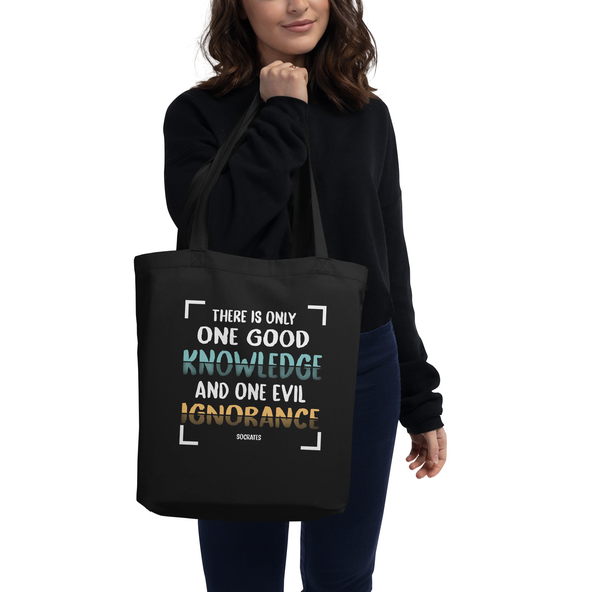 Eco Tote Bag -  Socrates quotes