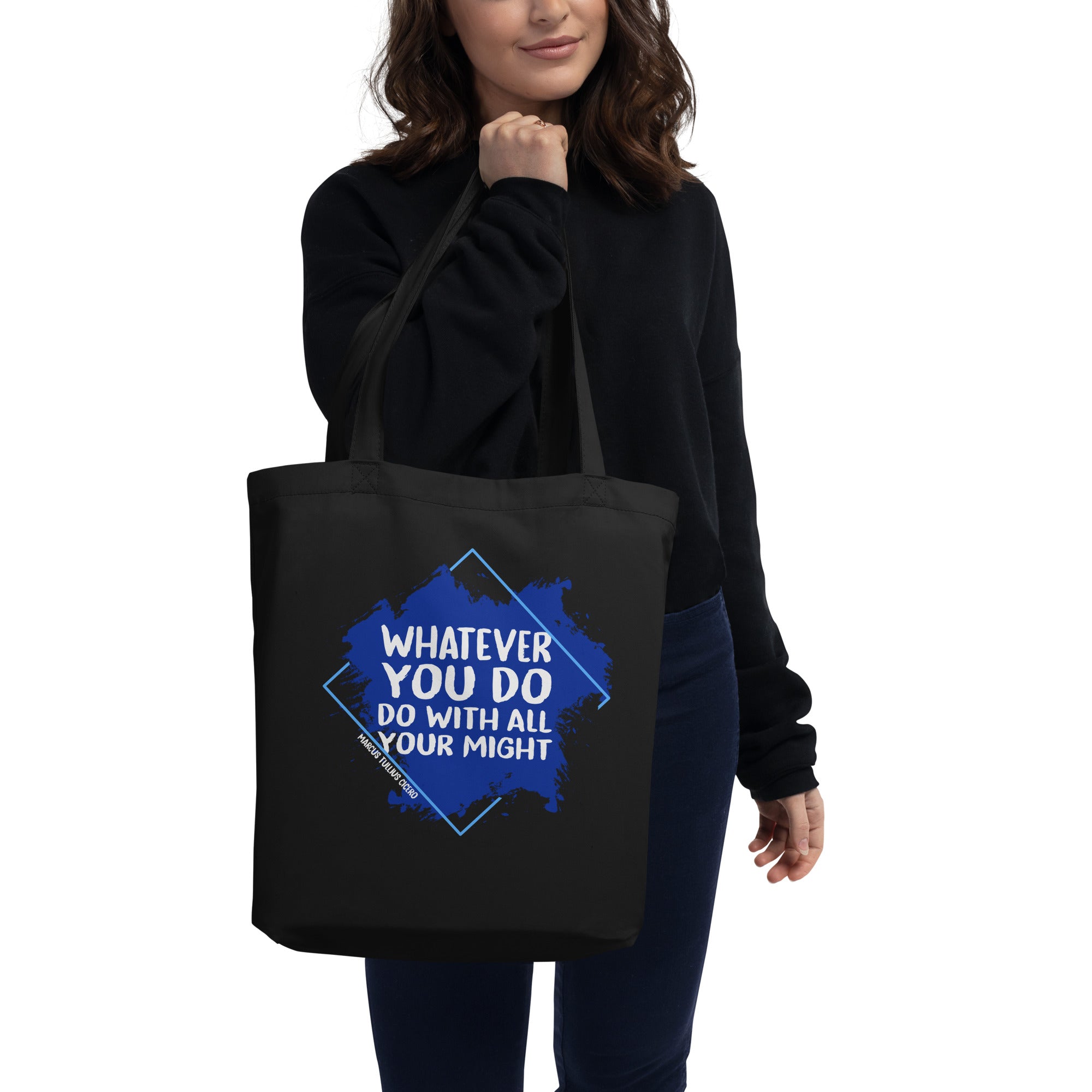 Eco Tote Bag - Marcus Tullius Cicero quotes