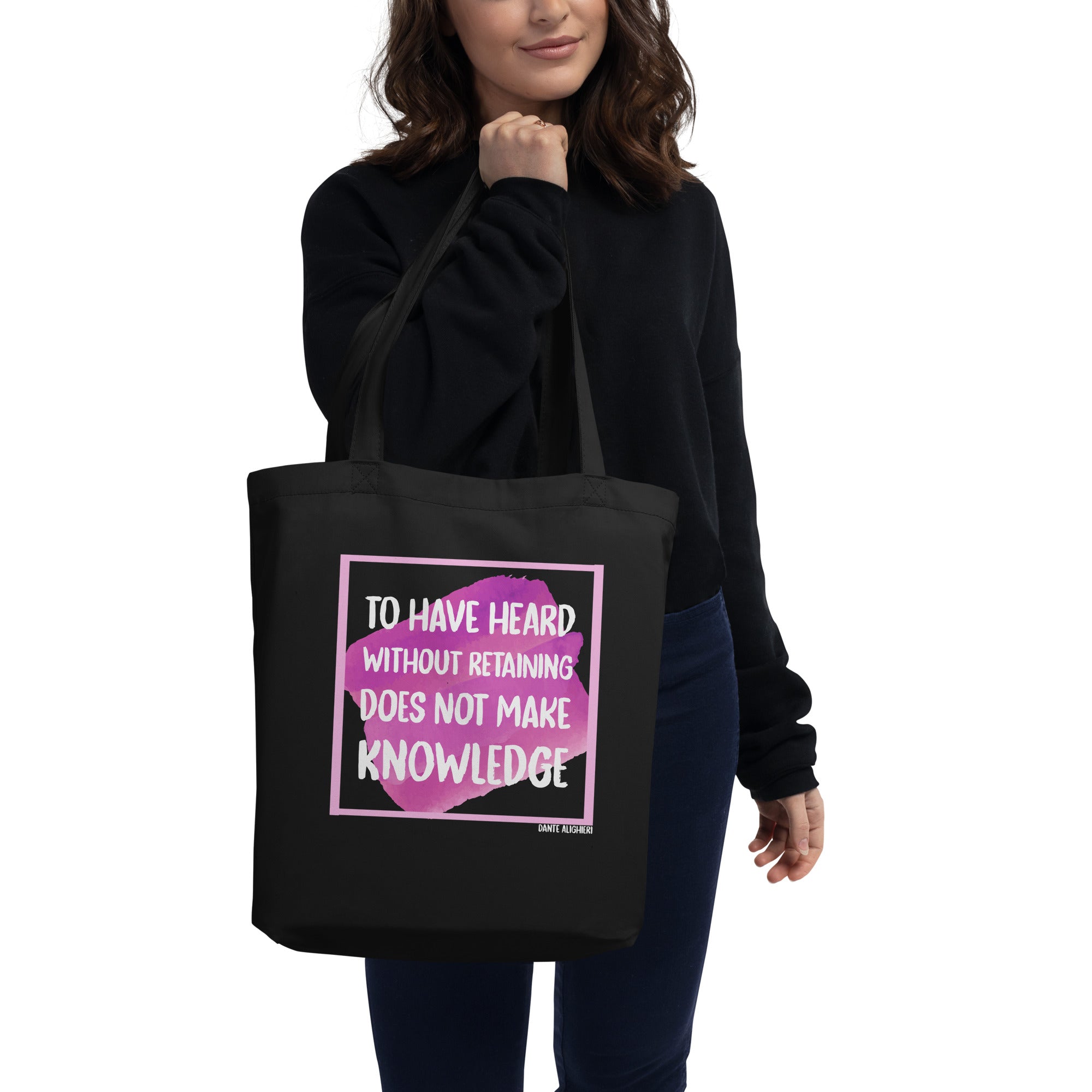 Eco Tote Bag - Dante Alighieri quotes