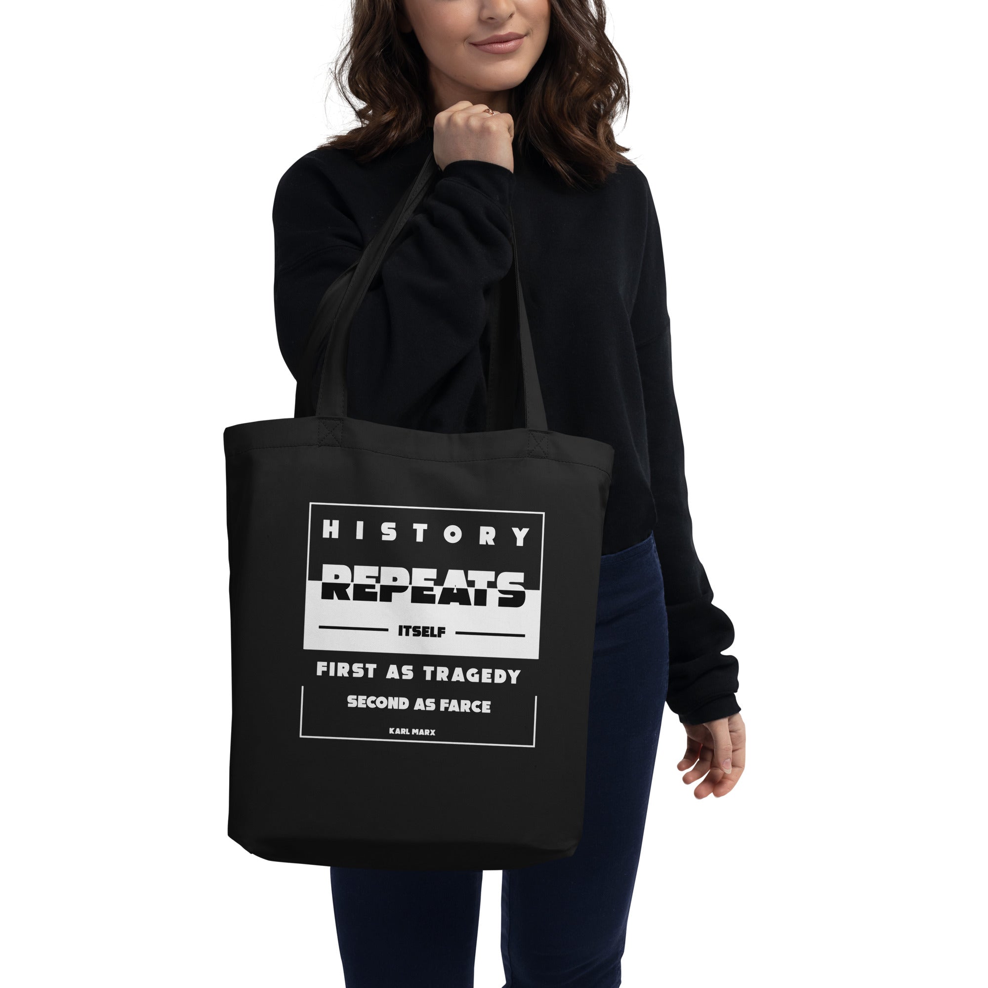 Eco Tote Bag - Karl Marx quotes