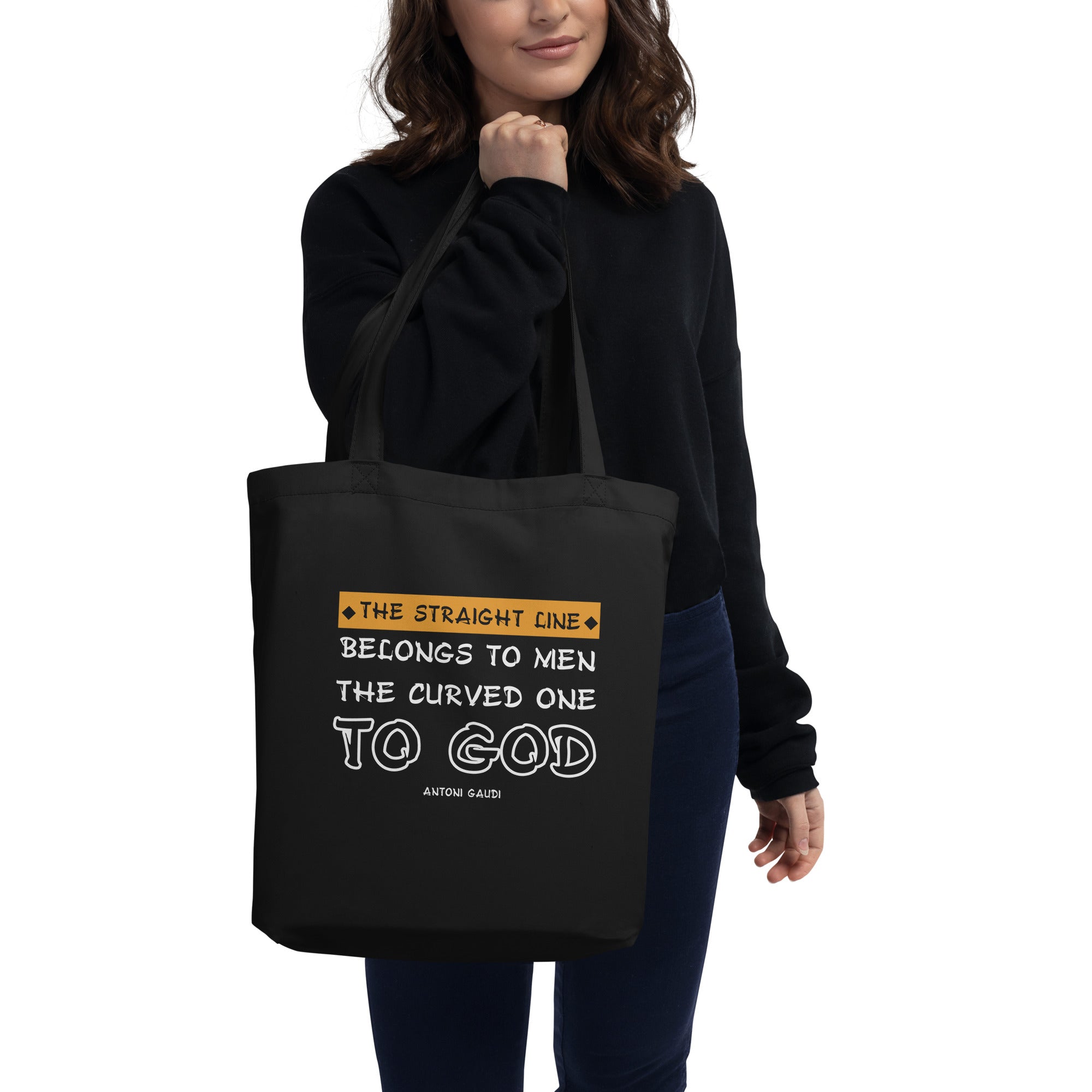 Eco Tote Bag - Antoni Gaudi Quotes