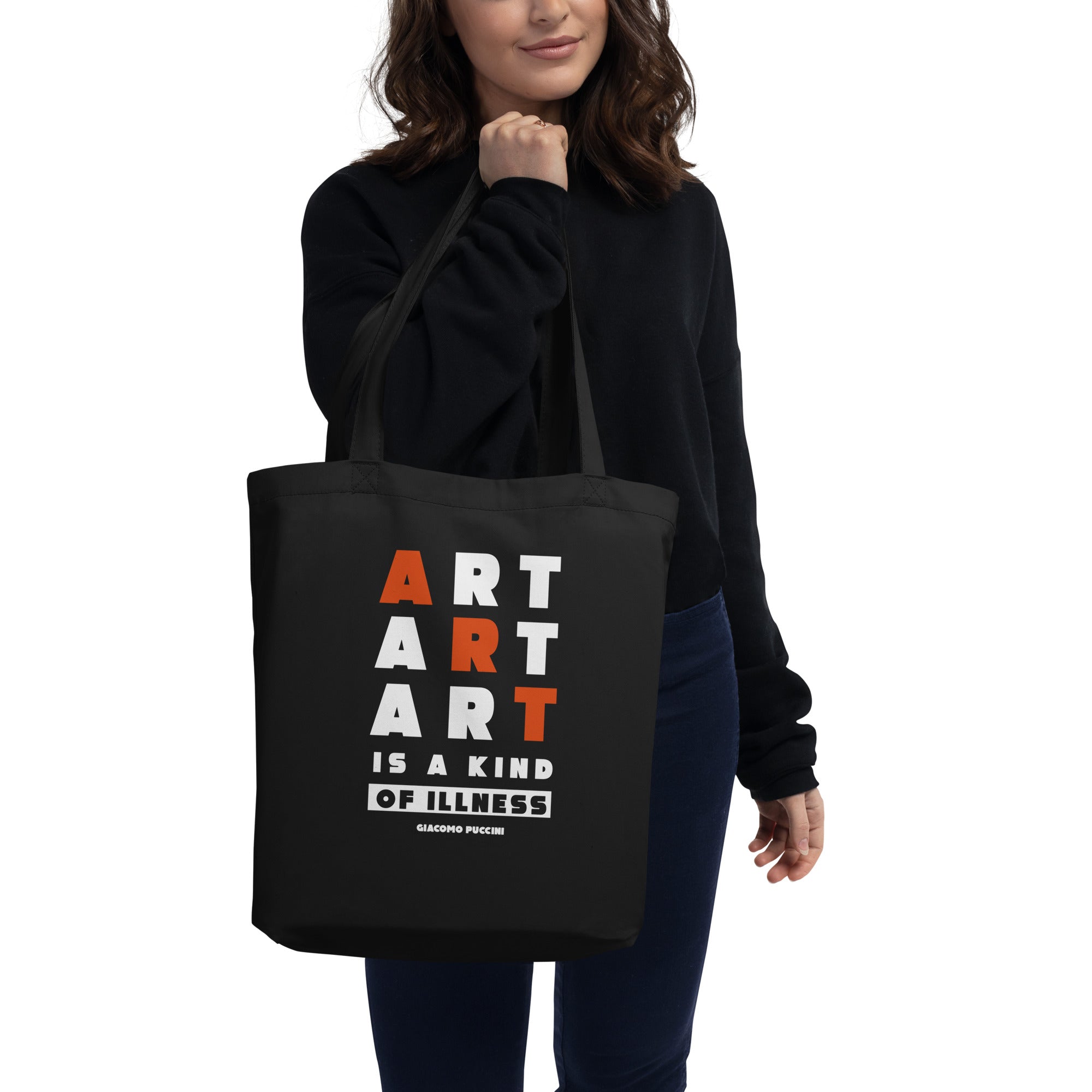 Eco Tote Bag - Giacomo Puccini Quotes